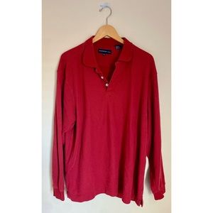 Red Casual Polo